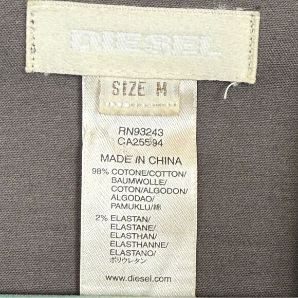 Diesel Grey Military Cargo Mini Dress Grey Y2K M - Picture 3 of 10